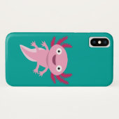 Funny Axolotl Illustratie Case-Mate iPhone Case (Achterkant (horizontaal))