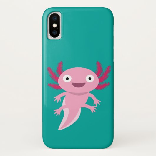 Funny Axolotl Illustratie Case-Mate iPhone Case (Achterkant)