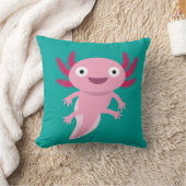 Funny Axolotl Illustratie Kussen (Deken)
