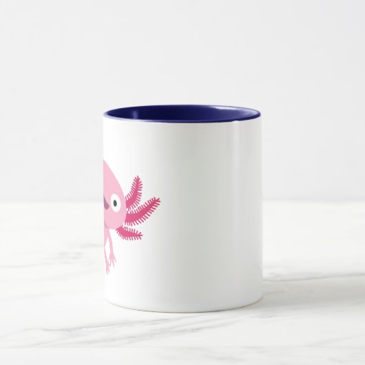 Funny Axolotl Illustratie Mok (Midden)