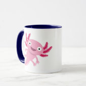 Funny Axolotl Illustratie Mok (Voorkant links)