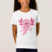 Funny Axolotl Illustratie T-shirt (Voorkant)