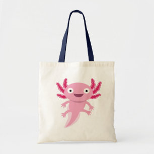Funny Axolotl Illustratie Tote Bag