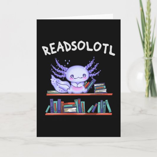 Funny Axolotl Kaart (Voorkant)