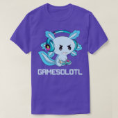 Funny Axolotl Lover Gamesalotl Gaming Axolotl Kind T-shirt (Design voorkant)