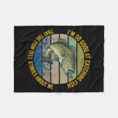 Funny B Fishing Quote Angler Snnerbait Lure Humor  Fleece Deken (Voorkant (Horizontaal))