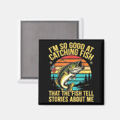 Funny B Fishing Quote Angler Snnerbait Lure Humor Magneet (Voorkant / Achterkant)