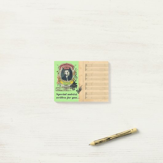Funny Baach Bach Classical Music Parody Post-it® Notes (Op bureau)