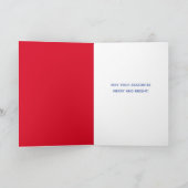 Funny BaahHumbug Sheep met gezichtsmasker en licht Kaart (Binnen)