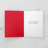 Funny BaahHumbug Sheep met gezichtsmasker en licht Kaart (Binnen)