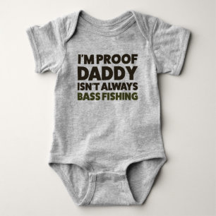 Funny Baby Bass Vist Jersey Bodysuit Shirt