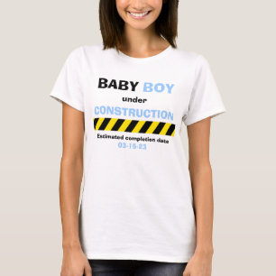 Funny Baby Boy Zwangerschap Zwangerschap voor vrou T-shirt