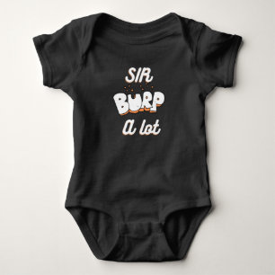 Funny Baby Burper, Sir Burp een grote Baby T-Shirt