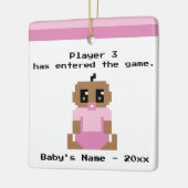 Funny Baby Eerste kerstvideo Game Ornament (Links)