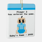 Funny Baby Eerste kerstvideo Game Ornament (Rechts)