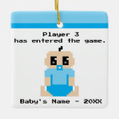 Funny Baby Eerste kerstvideo Game Ornament (Voorkant)