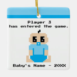 Funny Baby Eerste kerstvideo Game Ornament
