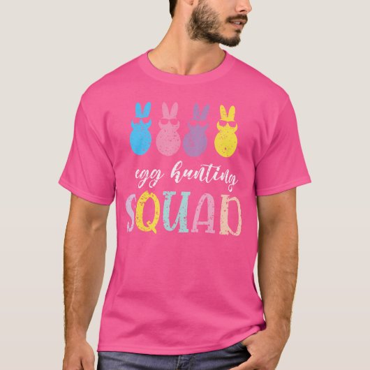 Funny Baby Egg Hunting Squad T-shirt (Voorkant)