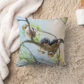 Funny Baby Eigendom van een Limb met Gele Oyes Fin Kussen (Deken)