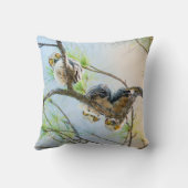 Funny Baby Eigendom van een Limb met Gele Oyes Fin Kussen (Achterkant)