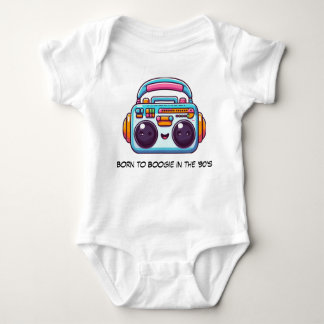 Funny Baby Geboren aan Boogie in de jaren '90 Body Romper