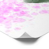 Funny Baby Guinee-varkens met bloemen met bloemen Poster (Hoek)