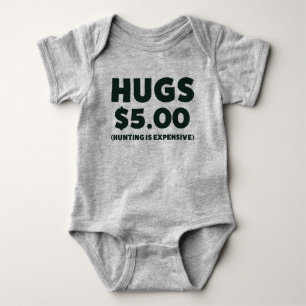 Funny Baby Hunting Jersey Bodysuit Shirt