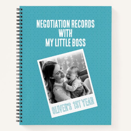 Funny Baby Journal met KIMONO-patroon Notitieboek (Voorkant)