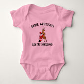 Funny Baby Kerstmis Romper (Voorkant)
