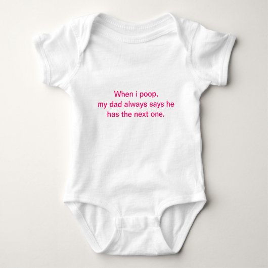 Funny baby onsie romper (Voorkant)