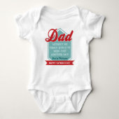 Funny Baby Onsie voor Vaderdag Romper (Voorkant)