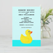 Funny Baby shower Kaart (Staand voorkant)