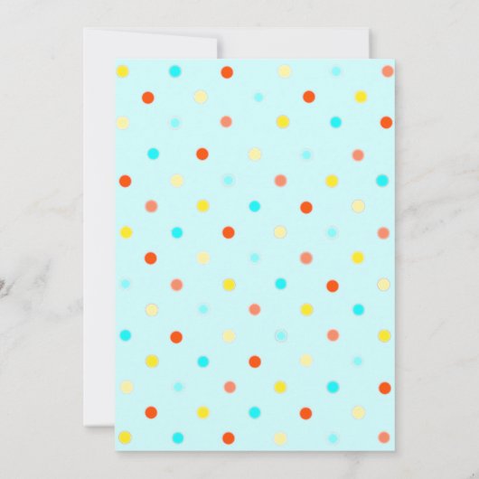 Funny Baby shower Kaart (Achterkant)