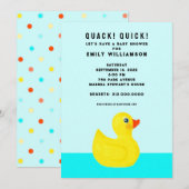 Funny Baby shower Kaart (Voorkant / Achterkant)