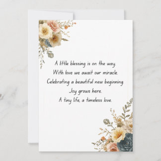 Funny Baby Shower Party Invitation Template Kaart