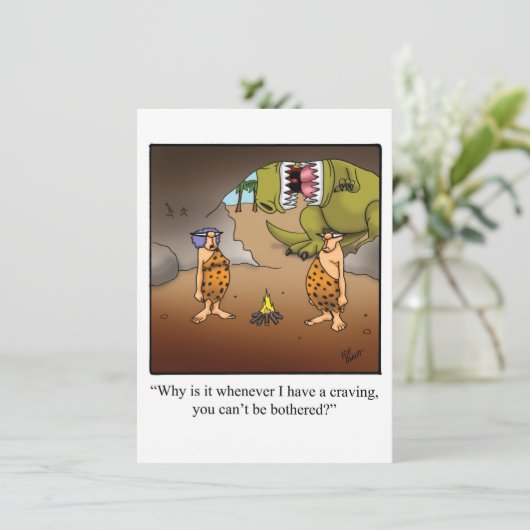 Funny Baby shower Uitnodiging (Staand voorkant)