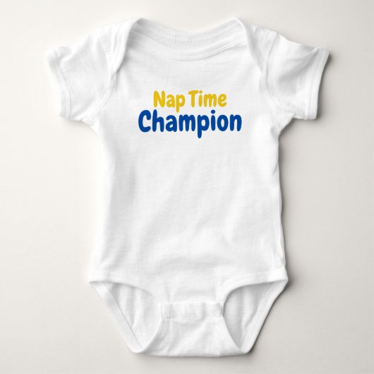 Funny Baby Sleep Humor Romper (Voorkant)