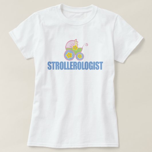 Funny Baby Stroller T-shirt (Design voorkant)