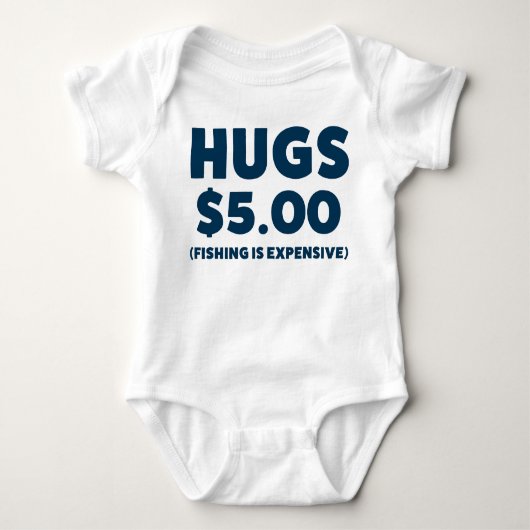 Funny Baby Vist Jersey Bodysuit Shirt (Voorkant)