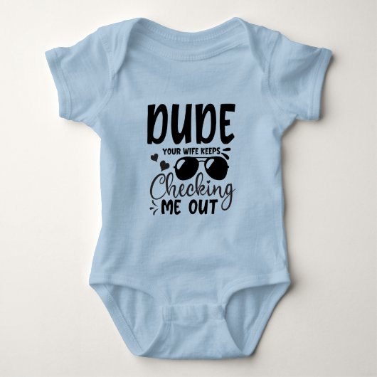 Funny Baby woordkunst Romper (Voorkant)