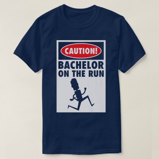 Funny Bachelor Bachelorette Party Single Life Jga T-shirt (Design voorkant)