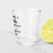 Funny Bachelor Party Creëer je eigen Shot Glas (Rechts)