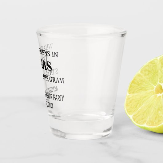 Funny Bachelor Party Creëer je eigen Shot Glas (Rechts)