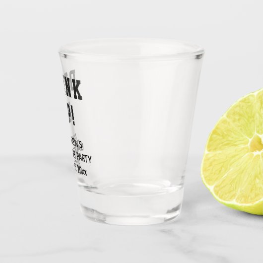 Funny Bachelor Party Drink op bruiloft Favor Shot Glas (Rechts)