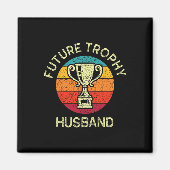 Funny Bachelor Party Future Husband Mannen Groom T Magneet (Voorkant)