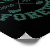 Funny Bachelor Party Groom Shirt Same Hole Forever Poster (Hoek)