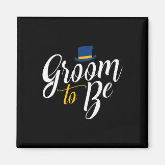 Funny Bachelor Party Group to be Stag Weddenschap  Magneet