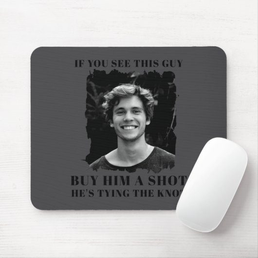 Funny Bachelor Party Mens  Muismat (Met muis)