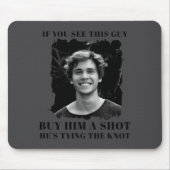 Funny Bachelor Party Mens  Muismat (Voorkant)