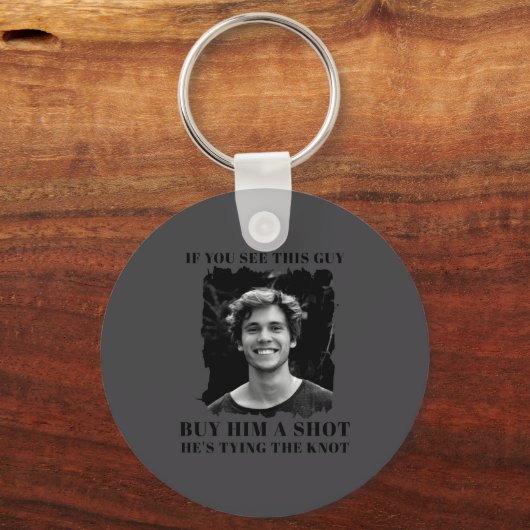 Funny Bachelor Party Mens  Sleutelhanger (Voorkant)